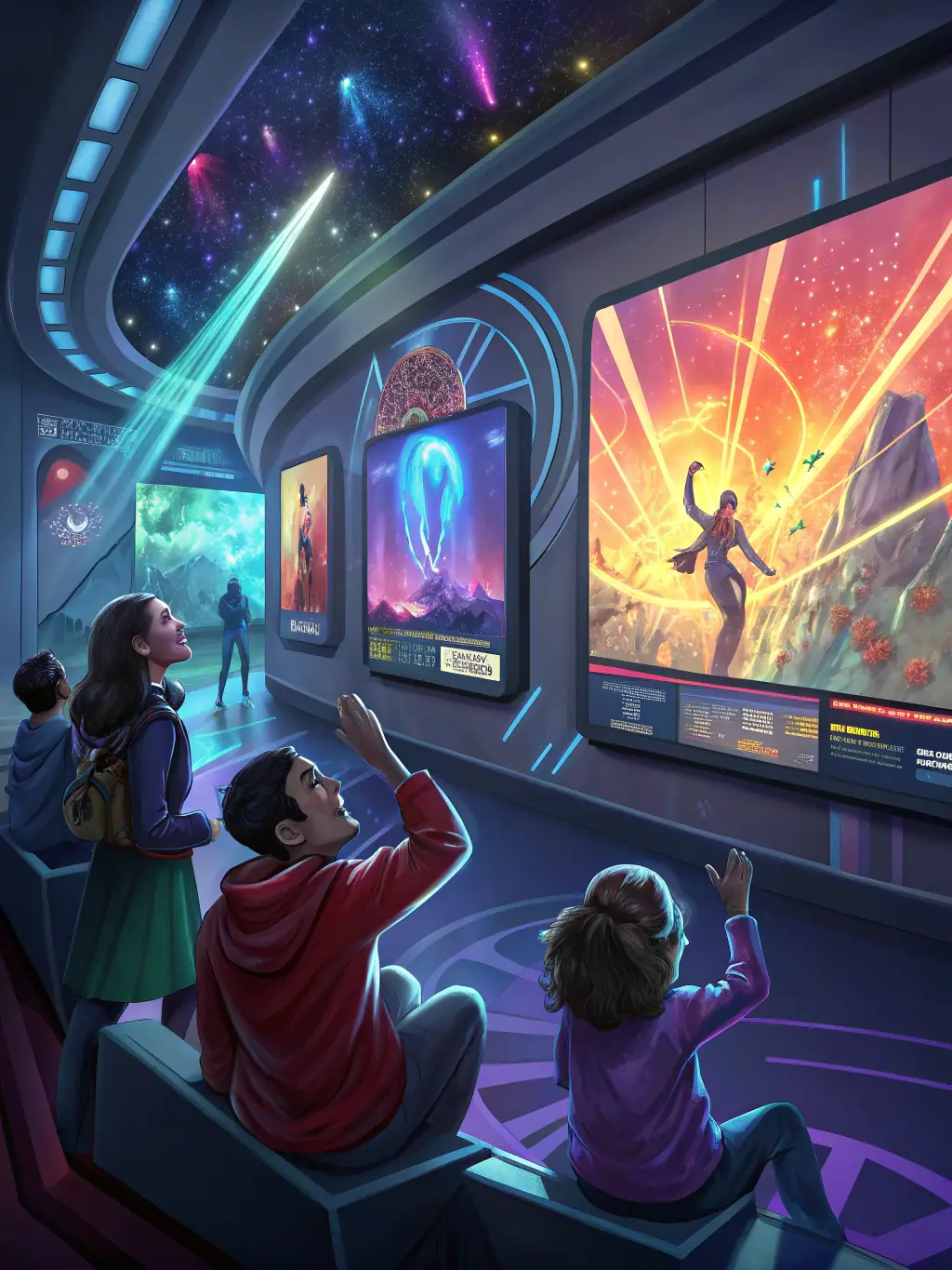 A photograph capturing a cultural event organized by En Compagnie des Cigales, with community members participating in an interactive art installation, highlighting the association's community engagement.